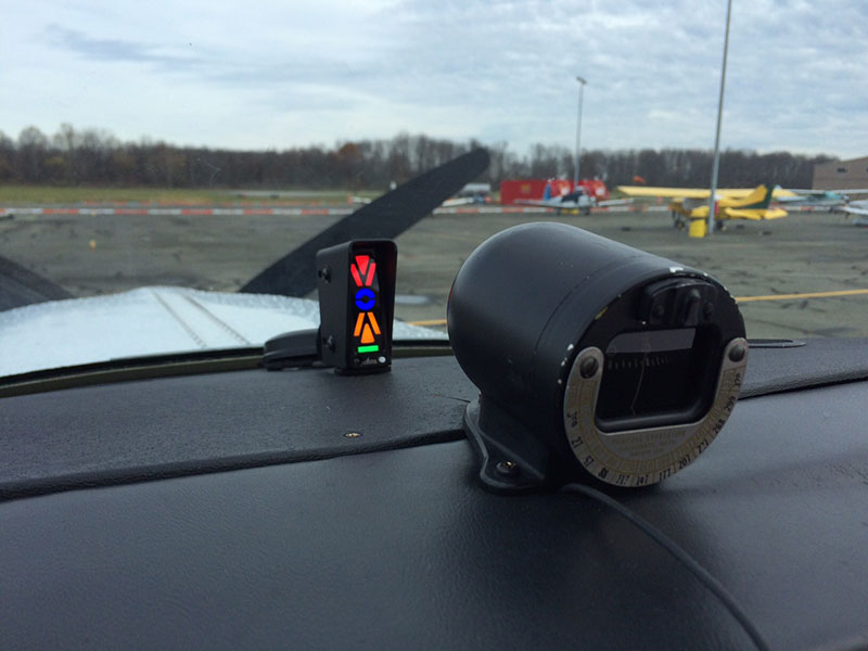 Alpha Systems AOA Eagle Angle of Attack Indicator Installed in a Beechcraft Bonanza A36